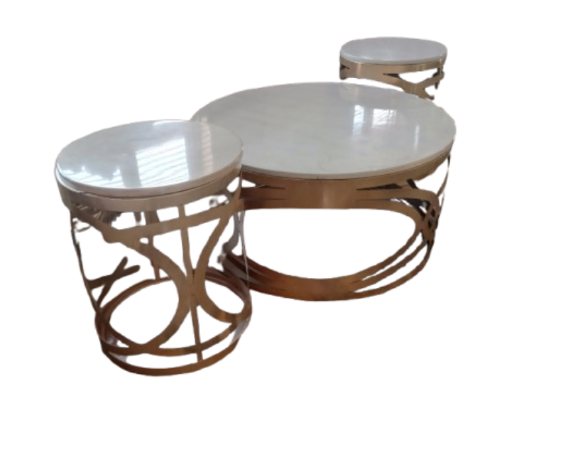 Marble Nesting Coffee Table Set.