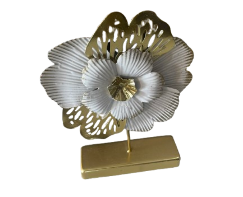 Metal Flower Figurine